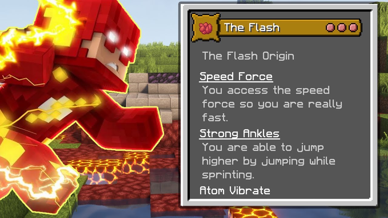 Minecraft Origins Mod: Flash (Custom Origin)