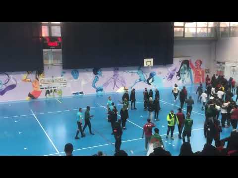 Coupe de France de futsal : Aulnay Futsal vs Kremlin Bicêtre célébration de la victoire