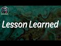 Vory LYRICS Lesson Learned