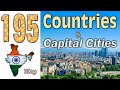 195 Country Name And Capital Name List Countries And Capital General Knowledge All Country Map