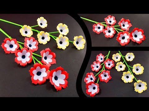Easy Flowers Making | Handmade Gift Ideas : DIY Paper Crafts Video