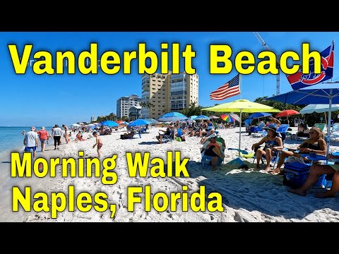 Vanderbilt Beach Naples, Florida. A Morning Walk.
