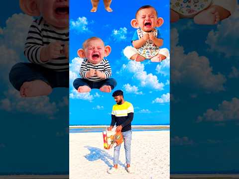 Flying crying babies Catching vs danching gorilla,, cute bhabhi,, parrot, good day funnyvideo😄😄😄