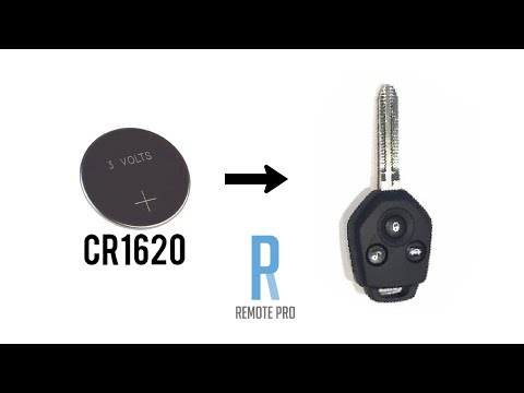 How to change/swap Battery for a Subaru Forester/Impreza/Liberty/Outback Car Remote