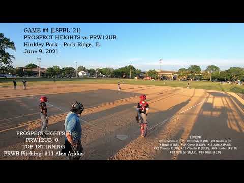 2021-06.09 LSFBL GM4: Prospect Heights @ PRWB12U