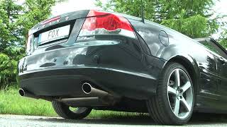 Video: Fox Edelstahl Duplex Sportauspuff-Komplettanlage ab Kat Volvo C70 II Typ M