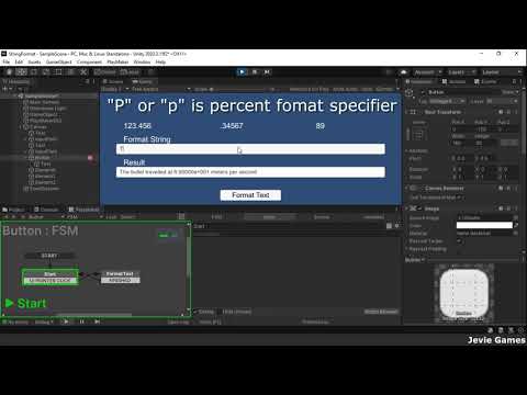 Unity Playmaker Format Strings