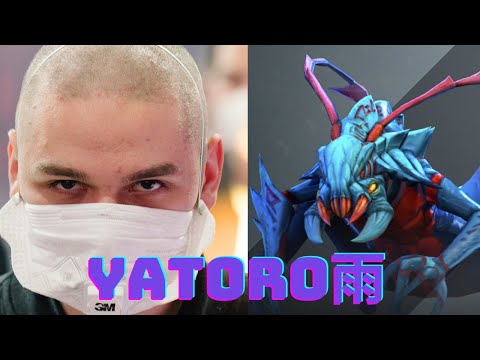 TSpirit.Yatoro's Weaver diving tower alone to kill GG.Dyrachyo that has no buyback in TI2023 final.