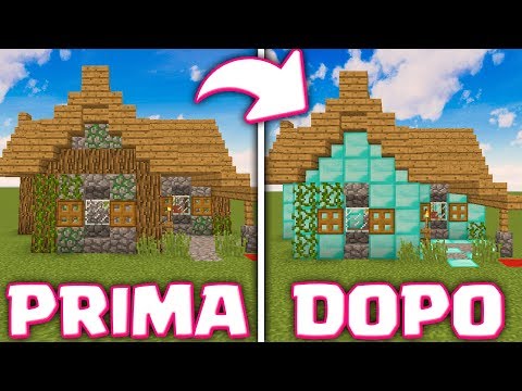 TROLLARE player trasformando le case in DIAMANTI - Minecraft ITA