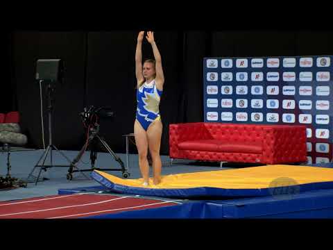 KOZIARSKA Daryna (UKR) W - 2022 Trampoline Worlds, Sofia (BUL) - Q2 Tumbling