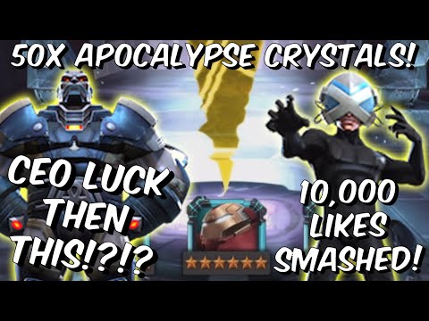 FINAL $500 Apocalypse and Professor X Cavalier Crystal Opening! - CEO - Marvel Contest of Champions