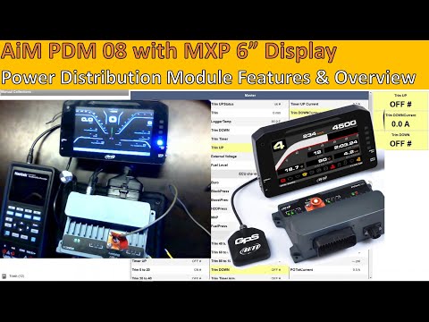 AiM PDM08 with MXP 6" Display - Features and Overview