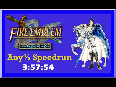 Fire Emblem: Genealogy of the Holy War any% speedrun 3:57:54