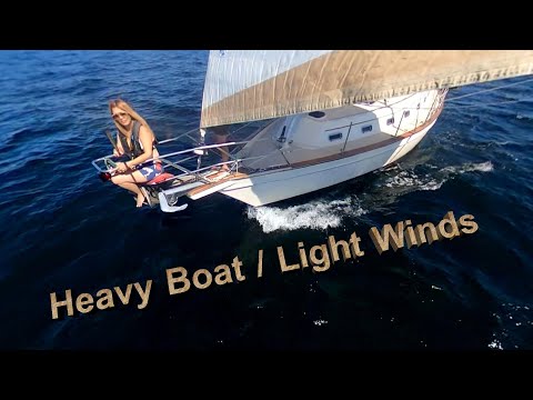 Heavy Boat / Light Winds - Island Packet Sailing in little wind