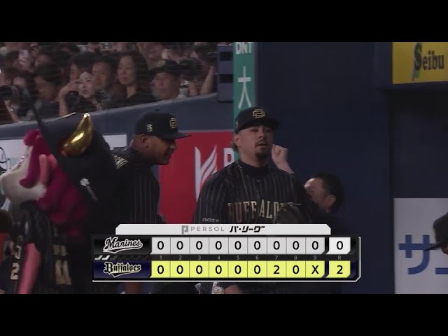 【9回表】球団記録!! バファローズ・マチャド 球団外国人投手初の20セーブを達成する!!  2024年8月25日 オリックス・バファローズ 対 千葉ロッテマリーンズ