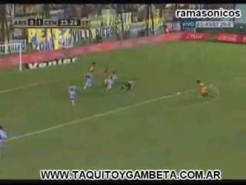 Chilena Milton Caraglio, Arsenal 0 Rosario Central 5