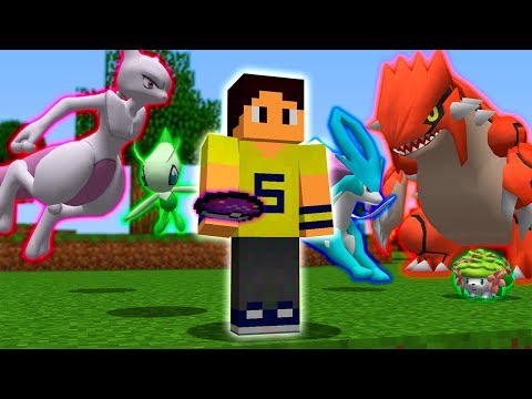 Minecraft: Ponte Pokemon - TREINADOR POKEMON LENDÁRIO