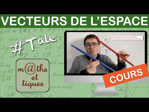 LE COURS : Vecteurs, droites et plans de l'espace - Terminale