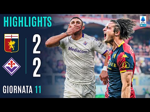 Video highlights della Genoa vs Fiorentina (2 a 2) - Giornata 11 - Fantacalcio e fantamedie