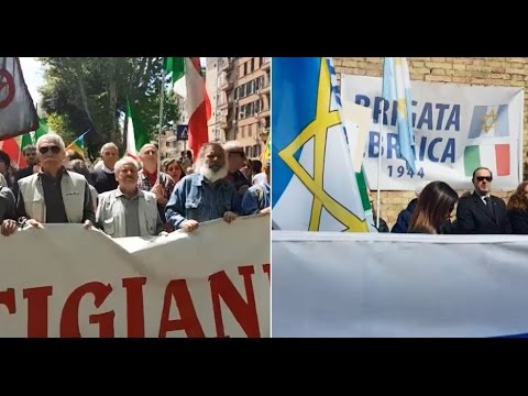 #MontecitorioSelfie - 25 aprile, Roma città divisa