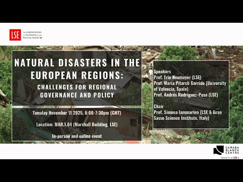 Natural disasters in the European regions: challenges for regional governance and policy