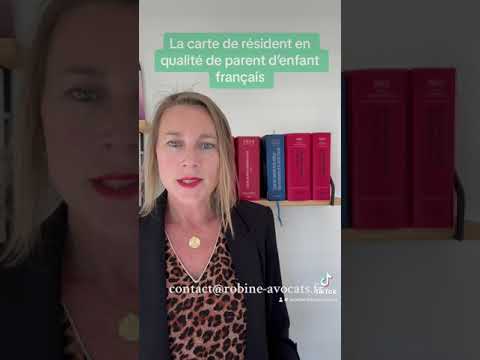 The residence permit as a parent of a French child