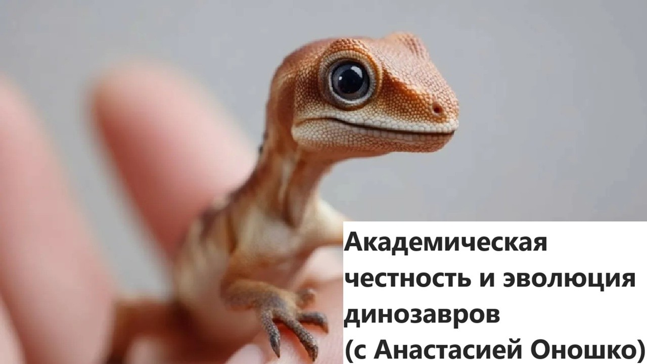 Академическая честность и эволюция динозавров с Анастасией Оношко