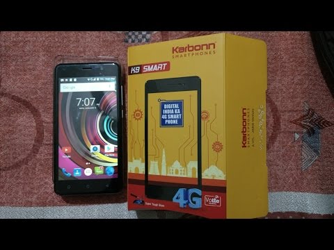 Unboxing of Karbonn K9 Smart 4G