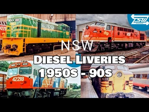 NSW Diesel colour schemes & Liveries: Did I miss any?