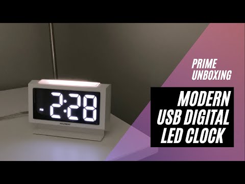 Discover the Best Modern Digital LED Clock: A Must-Have for Your Home!