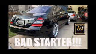 My Mercedes-Benz S550 Starter & Battery Problems #W221 #S63 #S600