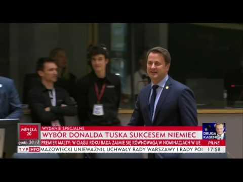 Propaganda w TVP Info: "WYBÓR DONALDA TUSKA SUKCESEM NIEMIEC"