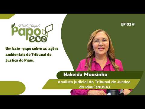 Sustentabilidade no serviço público: como o TJ Piauí reduz impacto ambiental | Papo Eco