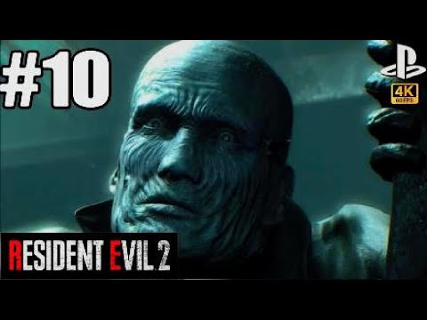 RESIDENT EVIL 2 REMAKE Walkthrough Gameplay Part 10 (RE2 LEON) [4K 60FPS PS5] - No Commentary
