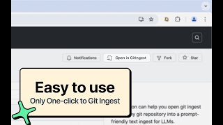 GitIngest Extension - Turn any Git repository into a prompt-friendly text ingest for LLMs.