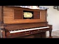 1922 Modello player piano plays Twelfth street rag (a live performance) by Liberace