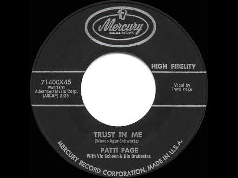 1959 HITS ARCHIVE: Trust In Me - Patti Page