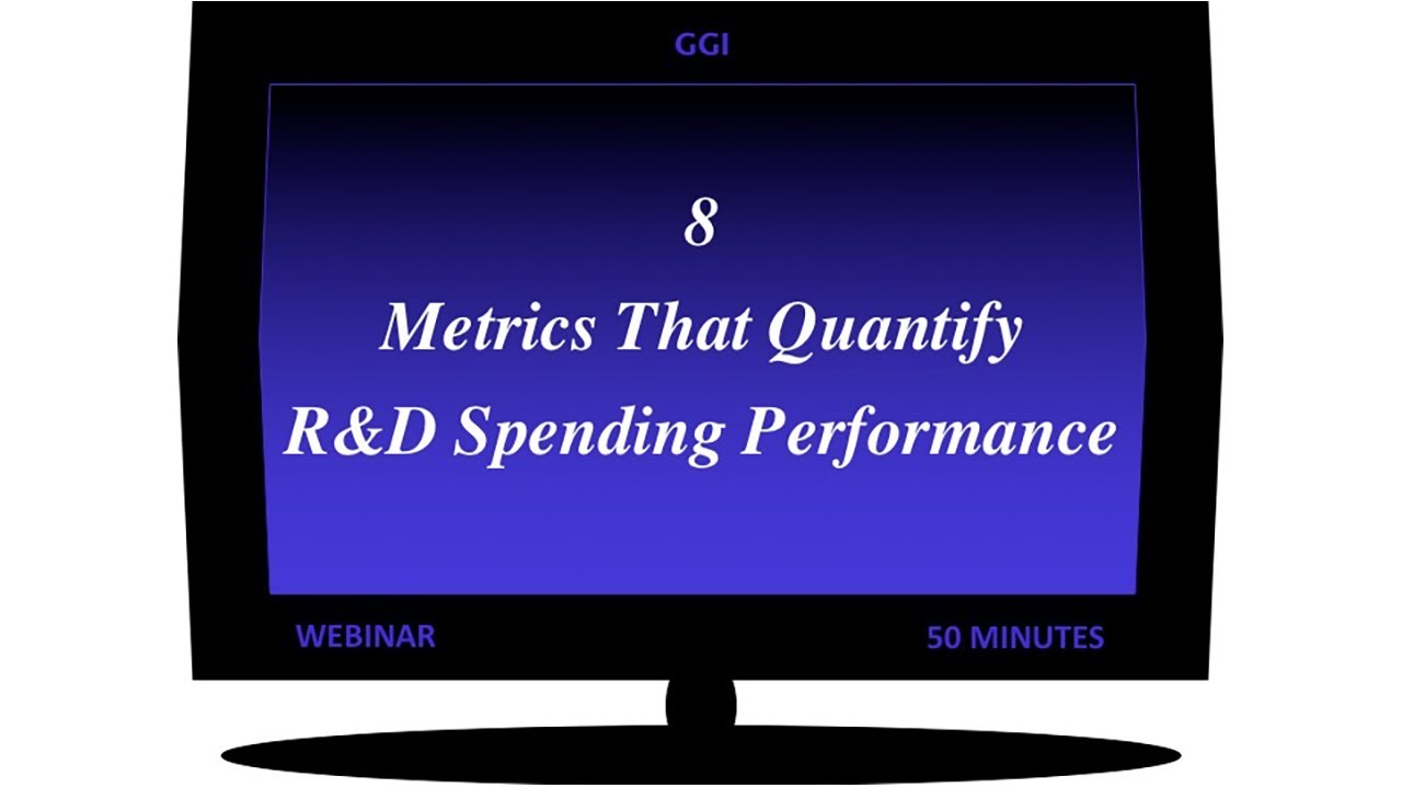 8 Metrics That Quantify R&D Spending Performance [DEMO]