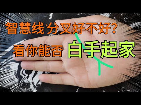 智慧線橫貫手掌