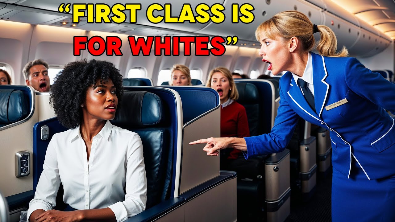 Flight Attendant Forces Black Woman Out Of First Class, 7 Minutes Later She Gets Karma