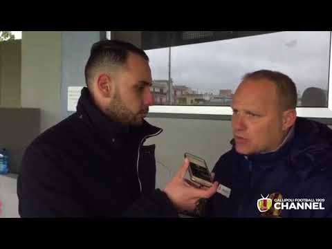 Alberto Villa dopo la partita di Casarano