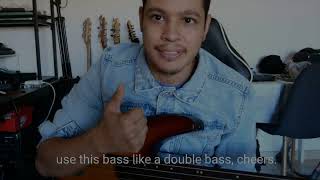Video thumbnail for THIS is how to get an Upright bass sound!! on a Ibanez SRH 500F by Ybra Music