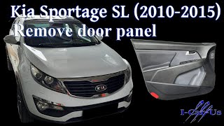Kia Sportage SL, Remove door panel - tutorial