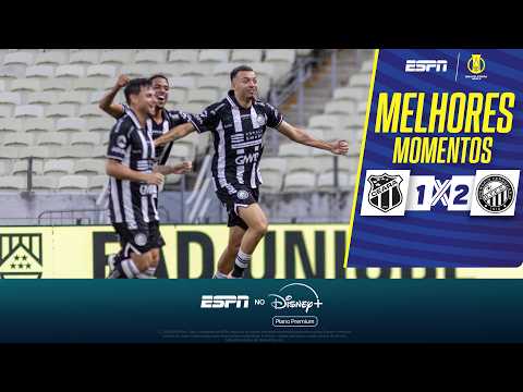 Gols e lances de Ceará x Operário