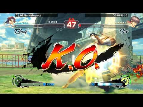 USF4 @ NLBC #130 - AG NativeImpact (T. Hawk) vs OG RLBS (Guy) [720p/60fps]