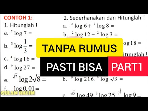 How to quickly learn logarithms Part 1