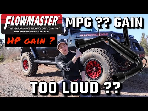 THE BEST EXHUST FOR YOUR WRANGLER FLOWMASTER OUTLAW, Review