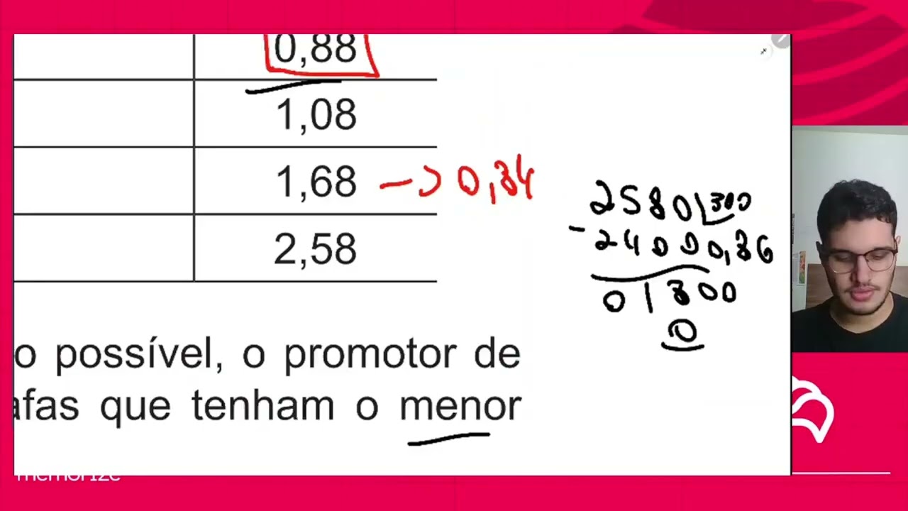 Resolução em Vídeo — Questão 148 ENEM 2015 PPL
