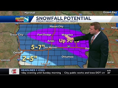 Iowa weather: Sunny and cold Thanksgiving winter storm this weekend