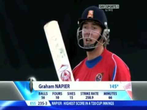 Essex Cricketer Graham Napier.  Have some sixes!!